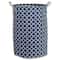 DII® Round Lattice PE-Coated Cotton Polyester Laundry Hamper
